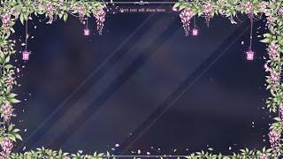 Pink Wisteria Flowers Full Screen Animated Alerts