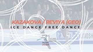 Kazakova/Reviya | Ice Dance Free | ISU World Junior Figure Skating Championships | #WorldJFigure