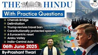 The Hindu Analysis | 6th June 2025 | The Hindu NewsPaper Today With Practice Questions