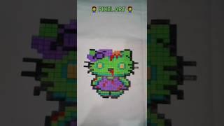 Pixel art  #pixelart #diy #pixels #satisfying #youtubeshorts #drawing #fyp #pixellab #pixelideas