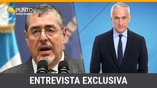 Presidente de Guatemala habla en exclusiva de migración, criminalidad y lucha contra la corrupción