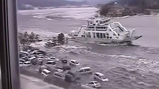 2011 Japan Tsunami - Kesennuma Coast Guard. (Full Footage)