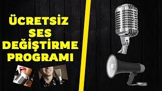 ÜCRETSİZ SES DEĞİŞTİRME PROGRAMI 2021 & SES DEĞİŞTİRİCİ & KIZ SESİ YAPMA & ERKEK SESİ YAPMA