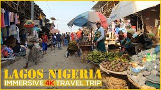 AFRICA immersive 4K TRAVEL  experience  - Lagos Nigeria Ojo - 4k ultra hd travel video Africa