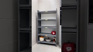 Kitchen storage cabinet, transparent shrink door design