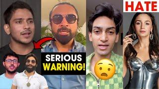 “Purav Jha Bhag Gaya” Ajaz Khan Serious Warning to YouTubers!, Chill Gamer Converted to Hindu?...