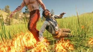 [4K] Dynamite & Fire Bottle Gameplay #30  - Red Dead Redemption 2