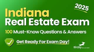  Crush Your Indiana Real Estate Exam with This 100-Question Review!