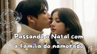 𝐈𝐌𝐀𝐆𝐈𝐍𝐄 𝐉𝐔𝐍𝐆𝐊𝐎𝐎𝐊 - Passando o Natal com a família do namorado... 아기 𝐅𝐢𝐧𝐜𝐬