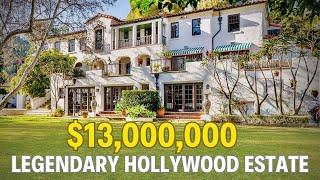 SECRET Mansion Tour of Legendary 1924 Luxury Hollywood Estate