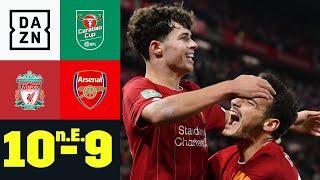 Wahnsinnsspiel! Reds gewinnen 10-Tore-Spektakel: Liverpool - Arsenal 10:9 n.E. | Carabao Cup | DAZN