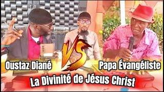 Débat entre Oustaz Diané et Papa Évangéliste à korhogo sur le thème de la divinité de Jésus Christ.