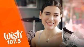 Dua Lipa performs "Blow Your Mind" LIVE on Wish 107.5 Bus