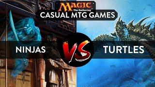 Casual MTG Gameplay: Turtle deck VS Ninja deck