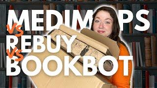 GEBRAUCHTE BÜCHER – REBUY vs. MEDIMOPS vs. BOOKBOT  | Secondhand Buch Unpacking | BOOKHAUL