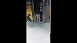 Deluxe Stitcher M19G20 machine in action