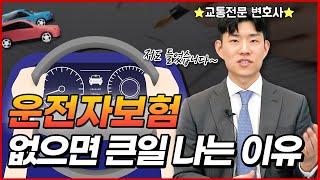 교통전문변호사도 드는, 운전자 보험의 필요성 | 도로왕 김지훈 변호사