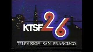 KTSF TV-26 logo slate & opening of Peter Gunn TV series on Television San Francisco in the bay area.