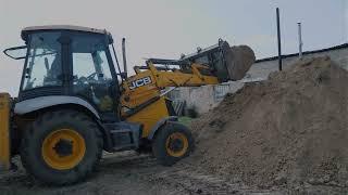 ЕКСКАВАТОР JCB 3CX/Копання котловану