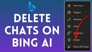 How to Delete Chats on Bing AI (2024) | Remove Chats in Bing AI