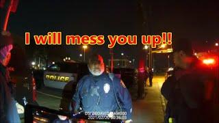 Humble,Tx.- Crazy Lt  goes after Patrick *BODYCAM* Footage