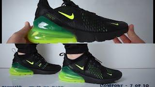 Nike Air Max 270 Black Volt (Review) - UNBOXING & ON FEET