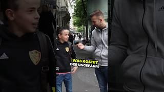 Schweizer Junge mit 600€ Gucci Rucksack  #shorts