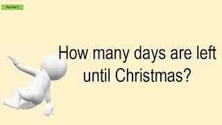 How Many Days Are Left Until Christmas?