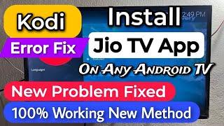 Jio TV On Android TV. Jio TV Kodi App Not Working. How To Install Jio TV App In Android TV