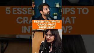 5 Essential Tips to Crack IPMAT Interview? IPM Interview Tips #shorts #ipminterview