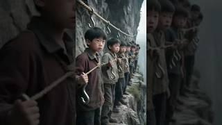 The dangerous Journey of Cliff Village Students#cliffvillage #education#懸崖村#农村生活
