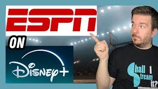 ESPN on Disney+ First Look: Live Sports on Disney Plus!