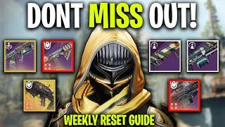 FARM THESE WEAPONS THIS WEEK! Your Weekly Farming Guide In Destiny 2 | April 24 Reset Guide