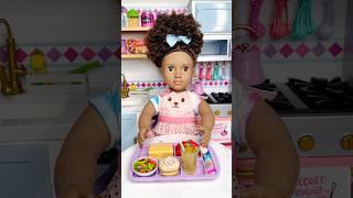 Our Generation Doll Dinner Routine In Dollhouse Toy Kitchen #ourgenerationdoll