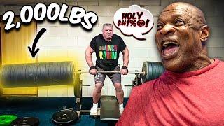 Ronnie Coleman REACTS to 2,000LBS Deadlift