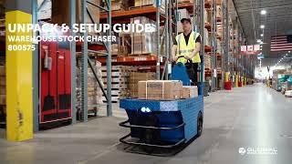 Unpack & Setup - Global Industrial™ Warehouse Stock Chaser, 24V - Model 800575