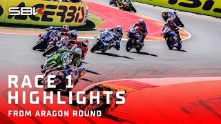 HIGHLIGHTS from a CRAZY Race 1️⃣ at Aragon  | 2024 #AragonWorldSBK 