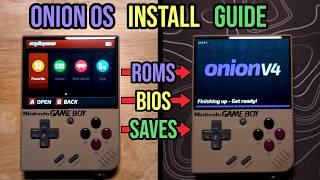 Onion OS Easy Install Guide - Transfer ROMs & BIOS From Stock - Miyoo Mini Plus