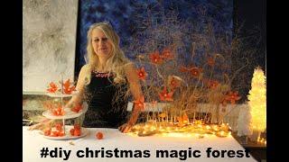 #diezürcherin #diy christmas magic forest #decoration #floristry #floraldesign #english