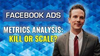 Facebook Ads Metrics Analysis - Kill or Scale? - Real Example [2017]