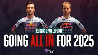 All in for 2025 | Red Bull - BORA - hansgrohe duo Primoz Roglic and Sam Welsford