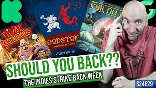 Should You Back? Expert Crowdfunding ADVICE; 14 Games in 25 MINUTES! S24E29!