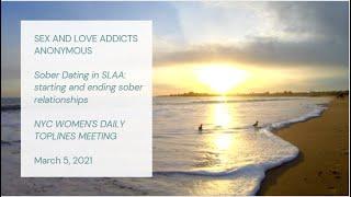 Sober Dating in SLAA: starting and ending sober relationships