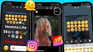 HONISTA LITE ACTUALIZADO 2024 INSTAGRAM estilo IPHONE con EMOJIS IOS + REPOST REELS IOS + FUNCIONES