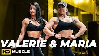 BIKINI VS FIGURE ft. Maria and Valerie! | CONTEST PREP BACK WORKOUT!