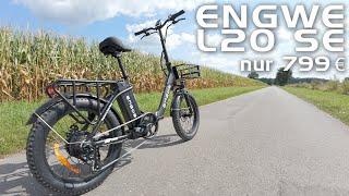 Engwe L20 SE: Das eBike, das alles kann - Klapprad, Lastenesel & Fahrspaß-Garant