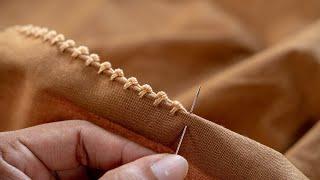 How to Embroider Decorative Edges - Buttonhole & Bullion Knot