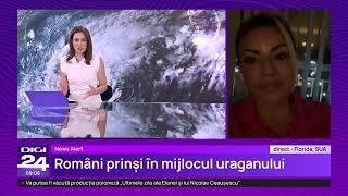 Mărturia unei românce aflate în mijlocul uraganului Milton: Multă lume a plecat prea târziu