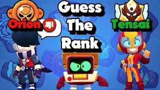 Guessing Brawl Stars Rank