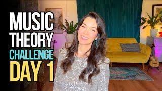 DAY 1 - 30 Day Music Theory Challenge for Absolute Beginners